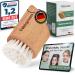 Fabigreen - Premium face brush Made in Germany including e -book with Face Yoga & Skin Care Tips - Dry brush for massage & peeling face - Face Dry Brush - From FSC Buchenholz & Plastic