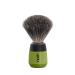 nom MAX shaving brush pure badger hair olive