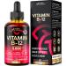 NUTRAHARMONY Vitamin B12 Liquid - Sublingual Vegan Methylcobalamin Drops - Extra Strength 5000 mcg 2 oz - Made in USA - for Energy, Focus & Mood, Brain Health - 98% Quicker Absorption B 12 VIT Vit B12 Drops