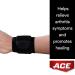 ACE Wrap Around Wrist Support Black - Comfortable Compression and Stability - Buy Online on GoSupps.com