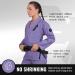 Elite Sports Ultra-Light Women's BJJ GI - Purple | IBJJF Jiu-Jitsu GI for Girls | Special Sizing Guide - Buy Online on GoSupps.com
