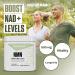 NutraBio NMN - NAD Supplement Longevity Support Boost NAD Levels Increase Cellular Energy Brain Health Healthy Aging- 120 Servings 120 Servings (Pack of 1) - Buy Online on GoSupps.com