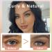 WILD UNIVERSE 3D Mink Faux Cat Eye False Eyelashes - 10 Pairs | 15mm Wispy Lightweight Curly Lashes - B010 - Buy Online on GoSupps.com