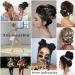 Black Messy Bun Hair Pieces 2PCS - Women's Wavy Curly Bun Extensions - Synthetic Chignon Scrunchies for Tousled Updo - Girls' Thick Hair Piece (1B#) - Buy Online on GoSupps.com