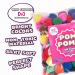 Adeweave 1.5 Inch 100 Pom Poms - Multicolor Soft and Fluffy Craft Pompoms in Assorted Colors - Buy Online on GoSupps.com