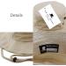 Stone-Washed Cotton Safari Wide Brim Bucket Hat in Khaki | Large-X-Large - Buy Online on GoSupps.com