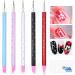 Silicone Dual Head UV Gel Nail Art Dotting Tools - Double Ended Sculpting & Dotting Pen - Buy Online on GoSupps.com