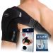 Dr. Arthritis Doctor Developed Shoulder Support/Shoulder Strap/Shoulder Brace & Handbook (Black)