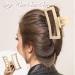 4 Pcs Extra Large Claw Clips for Thick Hair - Non-slip Jumbo Hair Clips for Curly Hair - Strong Hold Rectangle Claw Clip - Buy Online on GoSupps.com