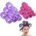Jumbo Size Hair Roller sets, Self Grip, Salon Hair Dressing Curlers, Hair Curlers, 2 size 24 packs (12XJUMBO+12XLARGE) 24 Piece Assortment