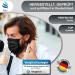 Kela OP Mask - 500x Black Medical Masks | 100% Made in Germany | Oeko-Tex Standard | Premium MNS Type IIR Disposable Mouth Protection - Buy Online on GoSupps.com