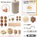227pc Macrame Kit - Wall Hanging & Plant Hanger Supplies with Cord, Beads, Wood Dowels, Rings & E-Book - DIY Craft Set for Adults & Beginners - Buy Online on GoSupps.com