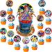 37Pcs Akedo Ultimate Cake Toppers Cupcake Toppers Akedo Ultimate Cake Decorations Arcade Warriors Birthday Party Supplies Decorations