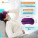 SunnyBay Microwavable Heated Eye Mask - Moist Heat Cold Compress for Dry Eyes - Elastic Strap - Unscented Hydra Bead Filling - Washable Plush Material - 8 x 4.3 Inches - Buy Online on GoSupps.com