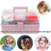 JOYMOMO Hair Bow Holder Organizer - Three-Layer Folding Storage Box for Headbands, Clips, Ties, Scrunchies - Baby Girl Hair Accessories Storage (Pink) - Buy Online on GoSupps.com