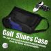 Portable Gulf Shoe Pocket - Ventilated Sport Carrying Bag for Golf & Tennis - Black & Blue - Buy Online on GoSupps.com