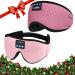 MUSICOZY Sleep Headphones Breathable Bluetooth 5.2 Headband 3D Sleeping Headphones Wireless Eye Mask Sleep Earbuds for Side Sleeper Women Office Air Travel Cool Tech Gadgets Unique Gifts 2 Packs