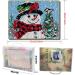 Christmas Snowman Latch Hook Rug DIY Kit - 20.5X15 Inch - Canvas Print - Crochet Yarn - Holiday Decoration & Activity - Buy Online on GoSupps.com