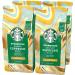 Starbucks Blonde Espresso Roast Coffee Beans 450g bag (Pack of 4) & Espresso Roast Dark Roast Whole Bean Coffee 200 g (Pack of 6) - Buy Online on GoSupps.com