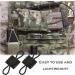 12-Piece Molle Pocket Buckle Set | Tactical Vest Belt Accessories | Black Molle System for Backpacks & Gear - Buy Online on GoSupps.com
