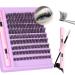 Eyelash Extension Kit  DIY Individual Lashes Lash Extension Kit Wispy Lash Clusters with Strong Lash Glue Bond and Seal False Eyelashes Set C13