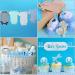 48 Pieces Baby Shower Decorations 24 Plastic Pacifiers and 24 Mini Clothes Pins Transparent Baby Showers Pacifiers Necklace Baby Girl Boy Pacifier Necklace for Party Favor Plastic Clothespins (Blue) - Buy Online on GoSupps.com