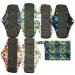 7pcs Set 1pc Mini Wet Bag +6pcs 10 Inch Regular Charcoal Bamboo Mama Cloth/Menstrual Pads/Reusable Sanitary Pads (Peacock)