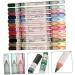Beavorty 24 pcs Eyebrow Lip Makeup Cosmetic Colorful Liner Lasting Eyeliner Long Waterproof Pencil 1 count (Pack of 1) As Shownx2pcs - Buy Online on GoSupps.com