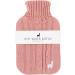 Nordstern Premium Hot Water Bottle - Soft Knitting Cover Spout-Proof Natural Rubber for Pain Relief - Ideal for Adults & Children - Ros  - Buy Online on GoSupps.com