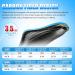 PCSSole Orthopedic Insoles for Flat Feet & Plantar Fasciitis | Comfort Shoe Inserts for Men & Women | EU35-36 (23cm) - Black - Buy Online on GoSupps.com