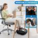 Comfier Foot Massage Device with Heat & Vibration - Shiatsu Massager for Plantar Fasciitis Relief | Up to Shoe Size 47 | Perfect Gift in Black - Buy Online on GoSupps.com