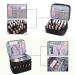 KGMCARE Double-Layer Nail Polish Storage Organizer Case - Holds 30 Bottles (15ml) - Geometric PU Leather - Black - Buy Online on GoSupps.com