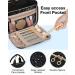 BAGSMART TSA Approved Hanging Toiletry Bag & Transparent Makeup Organizer - Large Black - Buy Online on GoSupps.com