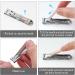 KeyUnity Titanium Foldable Nail Clipper with File German 4116 Stainless Steel Curved Trimmer for Fingernails - Suitable for Travel & Home Use - Buy Online on GoSupps.com