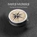 Compass Map Nautical Round Pill Box | 3 Compartment Travel Organizer for Vitamins & Medicine - Buy Online on GoSupps.com