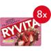 Ryvita Fruit Crunch - Currants Seeds and Oats Crispbread | Healthy Snack | High in Fibre | 8 PACKS of 200 g & Multigrain Crispbread | Healthy Snack | High in Fibre | 16 PACKS of 250g Fruit Crunch + Multigrain Crispbread - Buy Online on GoSupps.com