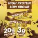 Battle Bites Sticky Toffee Pudding High Protein Bars 12x62g - Low Sugar, High Fiber, Non-GMO - 20g Protein, 7.4g Fiber, 251 Calories - Made in UK - 12 Count Pack - Buy Online on GoSupps.com