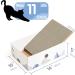 Conlun 3-Layer Cat Scratcher Box with Pad - Portable Heavy-Duty Double-Sided Cardboard Lounger for Cats - Medium-1 Pack White - Buy Online on GoSupps.com