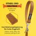 Vitazoo Brown Dog Leash 2m x 2.5cm - Adjustable Solid & Durable for Large Dogs - Double Line Design - Buy Online on GoSupps.com