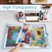 TTPOLONG A3 Diamond Painting Storage Book - Blue Diamond Art Portfolio with 30 Clear Plastic Sleeves - 16.8X12.5 Inch Organizer for Diamond Painting Supplies - Buy Online on GoSupps.com
