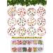 Christmas Nail Art Sequins Sticker - Santa Claus, Snowflake, Elk Decals - Winter Nail Decor - Buy Online on GoSupps.com