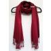 GFM Smooth Shiny Pashmina Style Scarf - Dark Red - Buy Online on GoSupps.com
