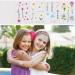 Konsait Flower Temporary Tattoos - Waterproof Body Art Stickers for Women, Girls, and Kids - 25 Sheets - Ideal for Hand, Neck, and Wrist - Birthday Party Favors - Buy Online on GoSupps.com