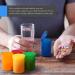 10 Pack Airtight 30 Dram Empty Pill Bottles with Caps - Multi Use Prescription Medicine Container for Herbs, Candy, Crafts - Transparent Multi Color - Buy Online on GoSupps.com