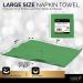 Amcrate Big Party Pack 40 Count Green Dinner Napkins - Perfect for Wedding, Party, Birthday - 7x7 Inch Size - Buy Online on GoSupps.com