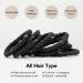 18 Pcs HBY Hair Ties for Women Girls - No Damage Ponytail Holders for Thick Hair - Black - Buy Online on GoSupps.com