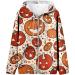 Halloween Costumes Autumn Fashion Pumpkin Bat Hooded Sweatshirt Long Sleeve Pocket Zipper Hoodies Women with N 3X-Large - Buy Online on GoSupps.com