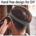 LONGHAO Silicone Haircut Band Cutout Shaving Stencil Curved Silicone Hair Cutting Tape Haircut Band Shaving Stencil for DIY Home Haircuts for Shaving Neckline Trimming - Buy Online on GoSupps.com