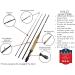 Wild Water Deluxe Fly Fishing Combo Starter Kit - 7-Foot 4-Piece Fly Rod, 3/4 Weight, Accessories, Aluminum Reel, Hard Tube Case - Includes Fly Box and Flies - Buy Online on GoSupps.com