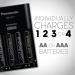 Buy Panasonic K-KJ17K3A4BA Advanced Battery Charger & 4 AAA eneloop pro Rechargeable Ni-MH Batteries - International Shipping Available - Buy Online on GoSupps.com